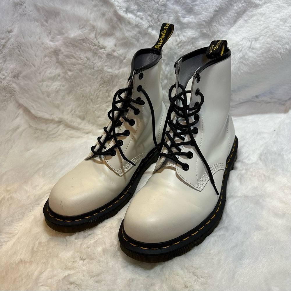 Dr. Martens White 1460 Boots